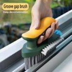 3in1 Multifunction Cleaning Brush, Tile Grout & Gap Brush, Bathroom Corner Scrub Brush, Handheld Floor Cleaning Brush for Tiles, Walls, Corners & Toilet Deep Cleaning. - Image 4