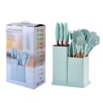 Quality 19pcs Silicon spoon and knife set - Image 3