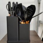 Quality 19pcs Silicon spoon and knife set