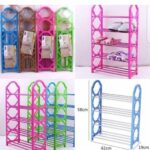 5layers plastic shoe rack