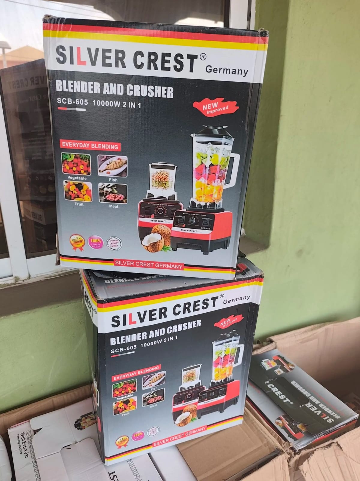 2in1 silver blender