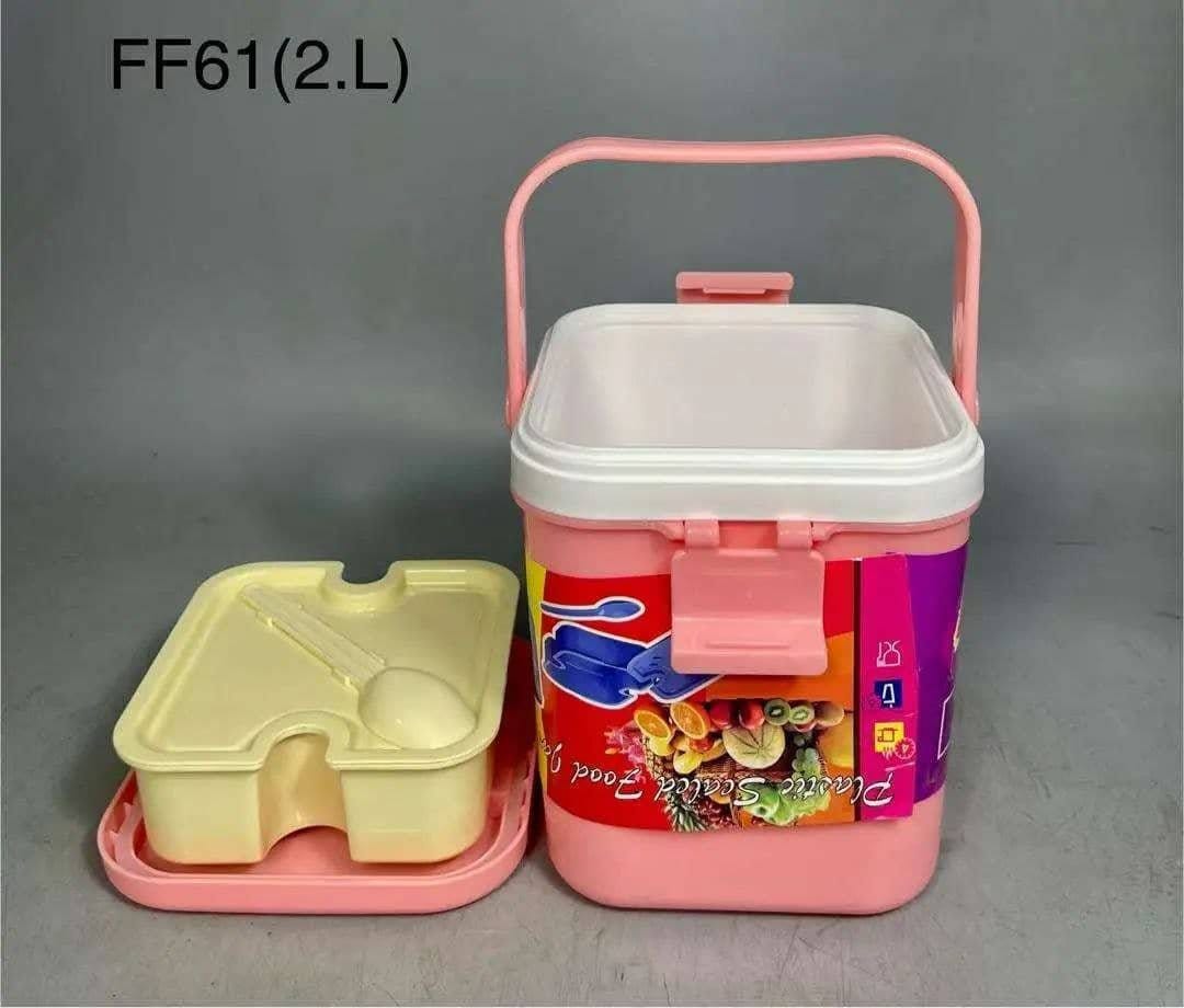 2L Sealed cooler with inner and spoon