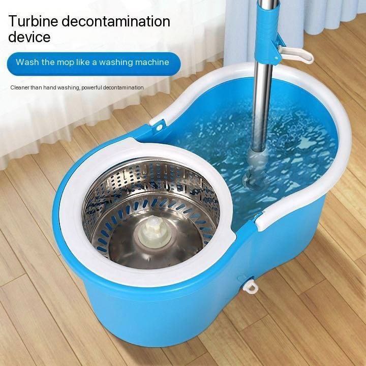 Spin Mop with Steel Basket 3