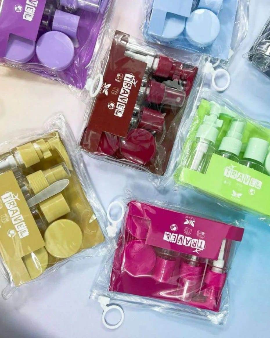 7pcs Travel Bottle Dispenser
