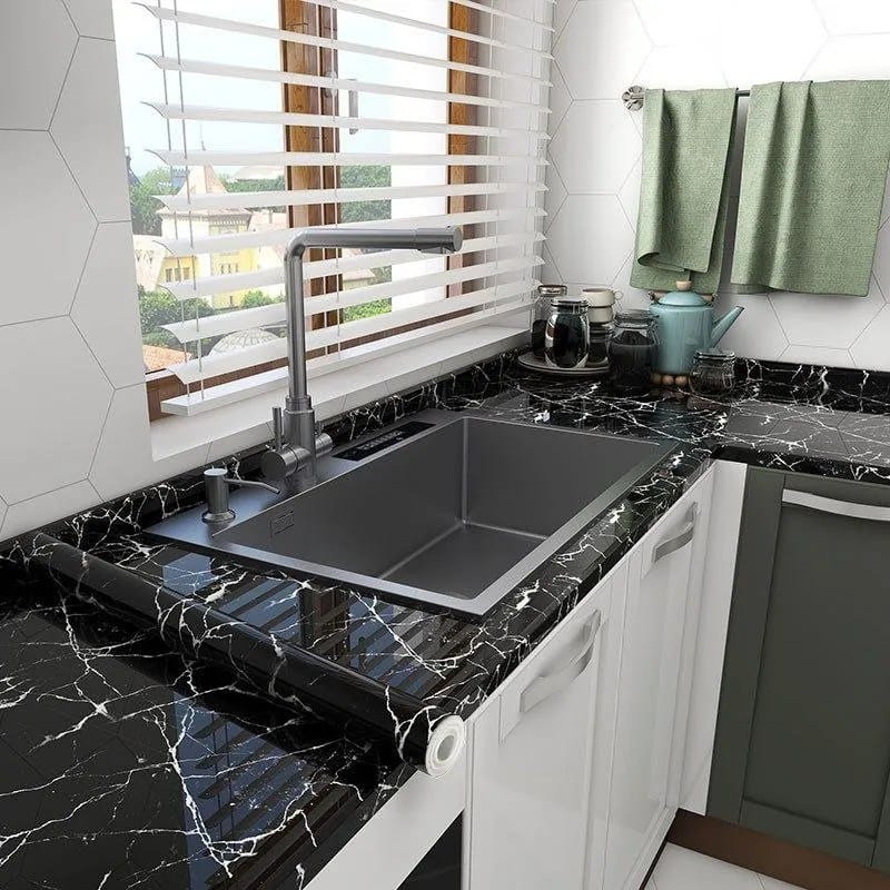 Marble wall decoration wallpaper self-adhesive