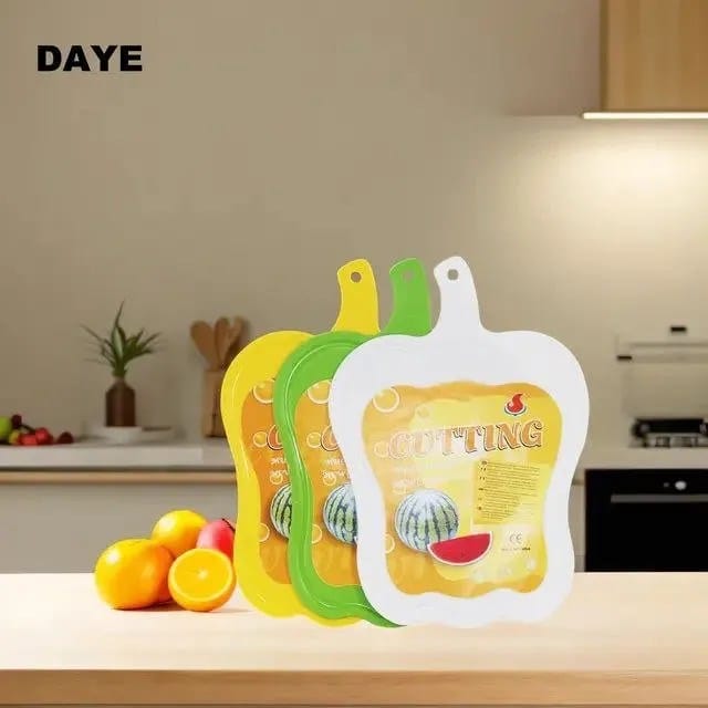 Plastic fruit chaopping board
