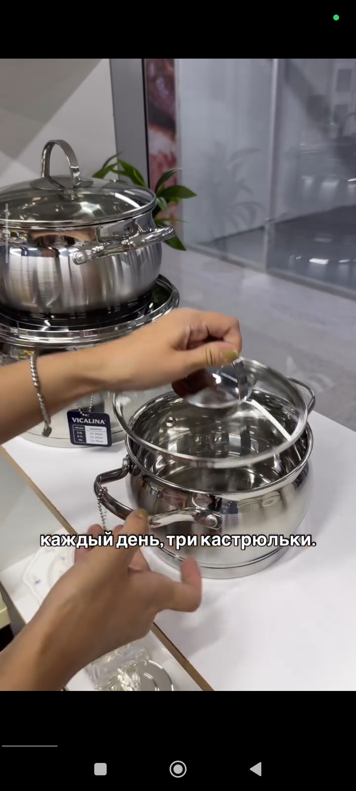 3pcs vicalina stainless pot