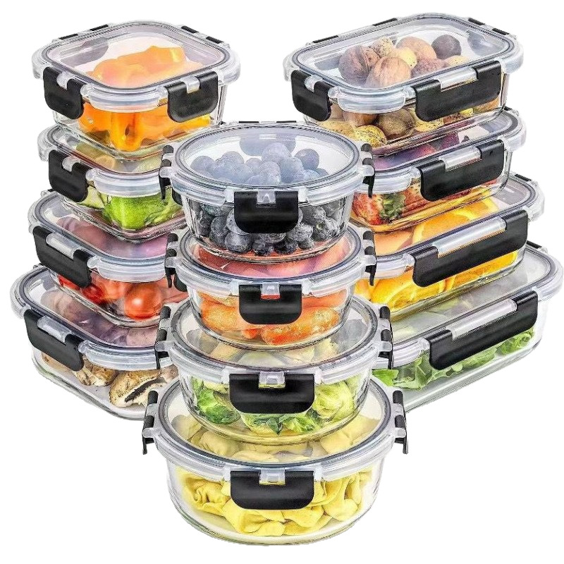 4in1 Borosilicate glass container 2