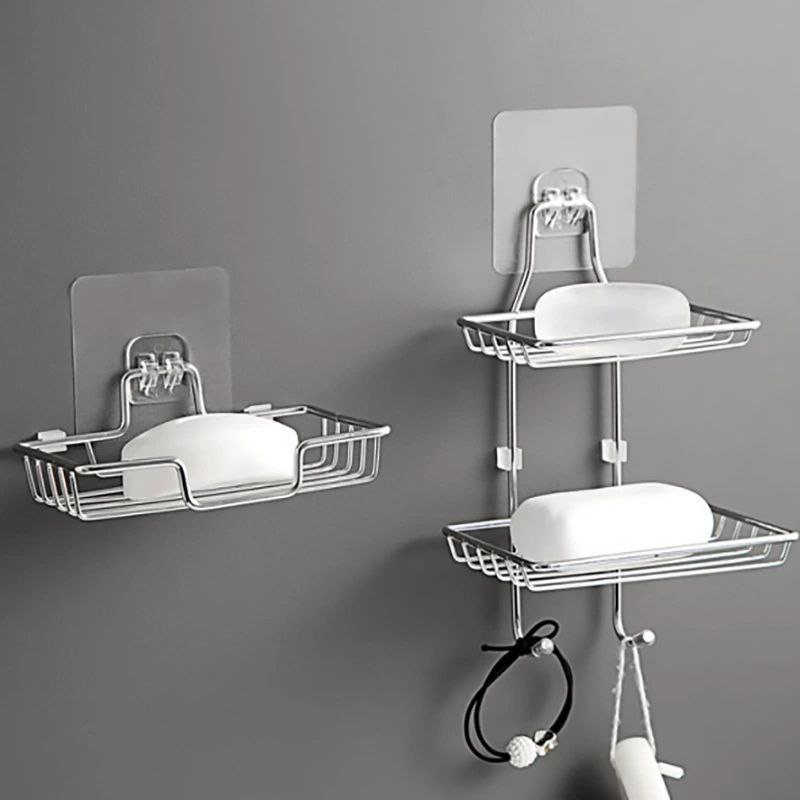 2layers Stainless Steel Soap Rack