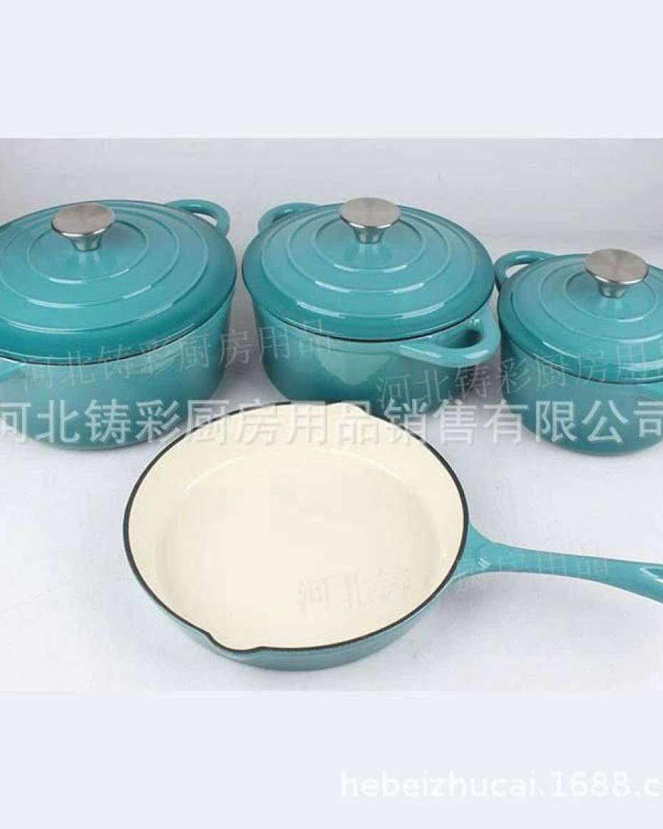 14753895fedaadf509e4e6334c35150bda65e1bd.jpeg 4in1 Cast Iron cookware/pot - Image 1