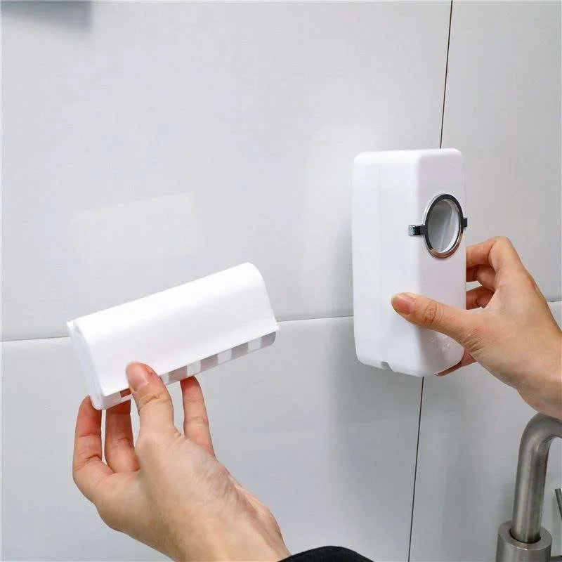 Toothpaste dispenser and brush holder - Image 2