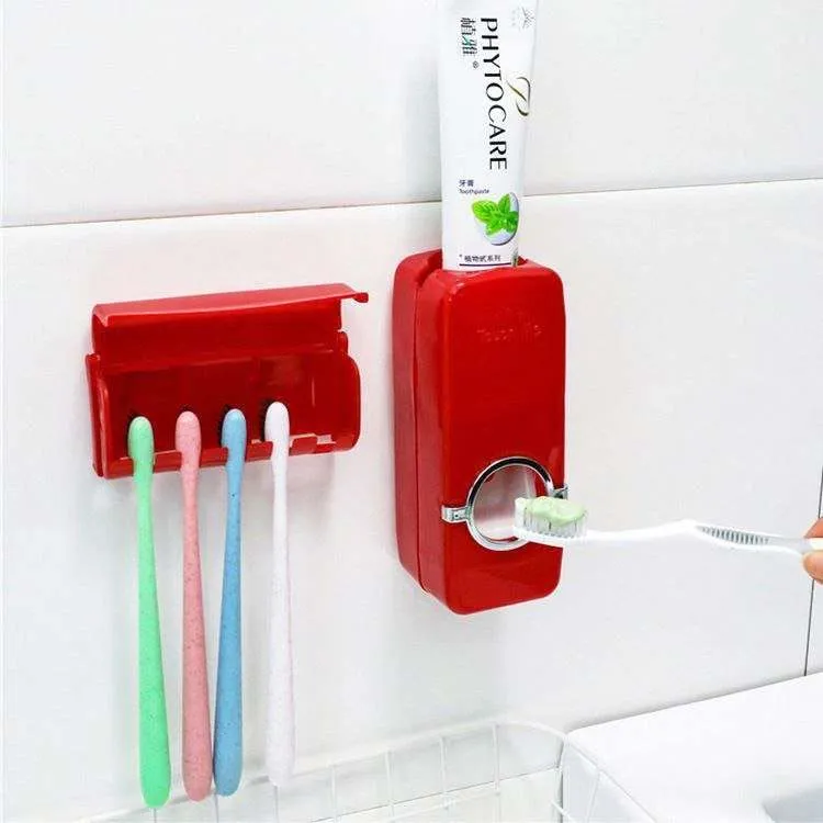 Toothpaste dispenser and brush holder - Image 3
