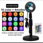 Rainbow Glow Sunset Night Light Projector - Vibrant Bedroom Lamp & Tiktok Wall Display - Image 4