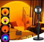 Rainbow Glow Sunset Night Light Projector - Vibrant Bedroom Lamp & Tiktok Wall Display - Image 2