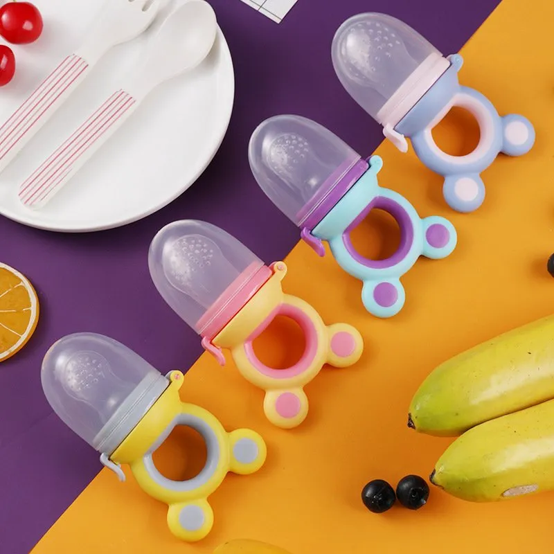 Baby fruit and vegetable chew toys, silicone teething toys, baby nutrition fruit and vegetable - Image 4