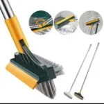 3in1 Bathroom floor scrubbing brush, tile grout brush, long-handle hard Cleaning brush.
