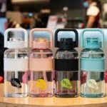Extra Large Capacity High-Looking Anti-Fall Straw Cup Water Bottle 

1350ml - Image 2