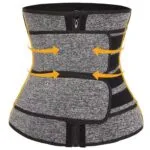 womens zipper abdominal binder neoprene shapewear sweat-inducing waist belt body shaping sports waist trainer. - Image 2
