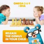 Omega 3 DHA Gummies for Kids，Brain Focus Supplement-60gummy - Image 5