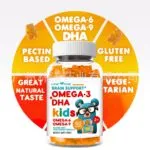 Omega 3 DHA Gummies for Kids，Brain Focus Supplement-60gummy - Image 2