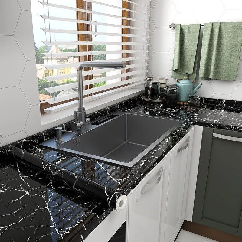 Marble wall decoration wallpaper self-adhesive - Image 2
