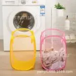 Net Art Dirty Clothes Basket Foldable Dirty Clothes Basket Clothes Storage Basket Storage Barrel Laundry Basket Storage Basket