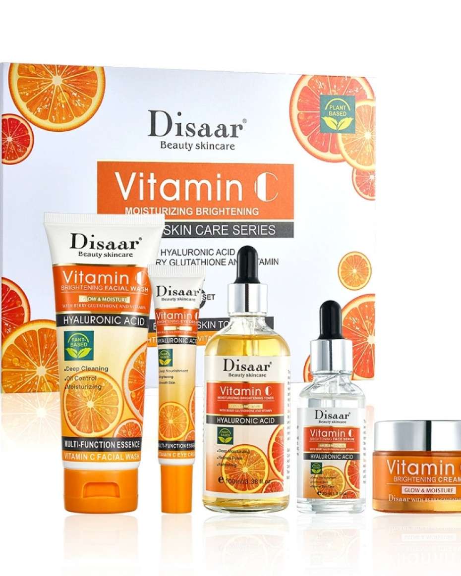 3cfdecf15fb7dafa3ff3b4f29bfa7a890849fc2e.jpeg 5in1 Disaar Vitamin c Skincare Set - Image 1