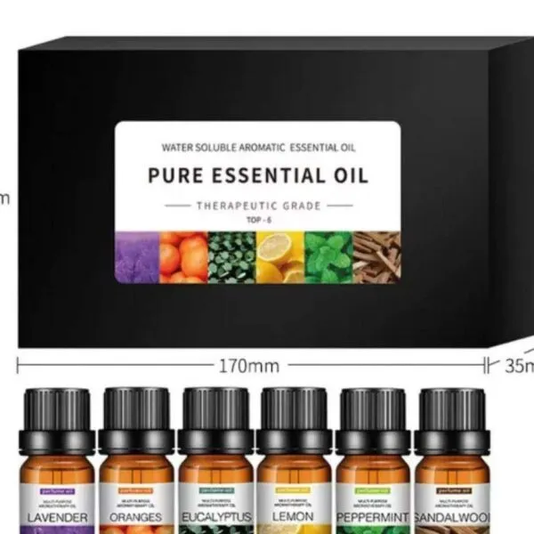 6pcs Pure Essential Oil.