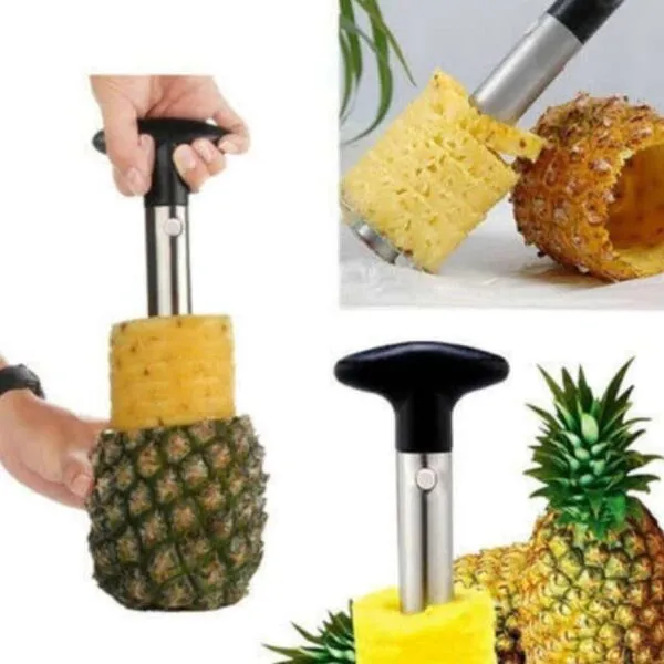 Pineapple peeler,slicer and cutter, stainless steel fruit tools .