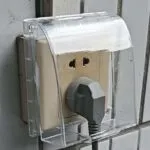 Adhesive Bathroom Switch Socket Waterproof Box 86 Type Universal Bathroom Splash-Proof Box Protective Cover Plug Waterproof Cover