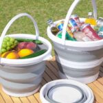 Portable folding bucket