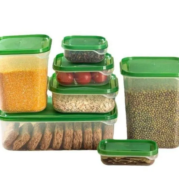 17pcs food storage containers.