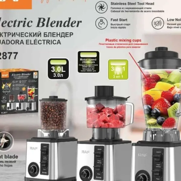 Raf 3 in 1 , 2600w blender/processor