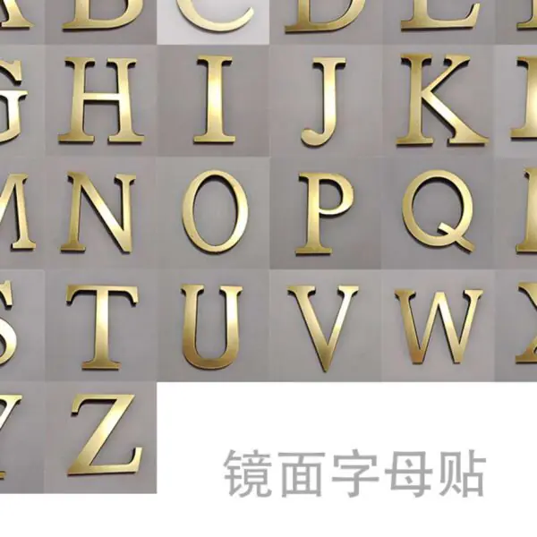 Alphabet 3d Sticker Capital Letter 10cm