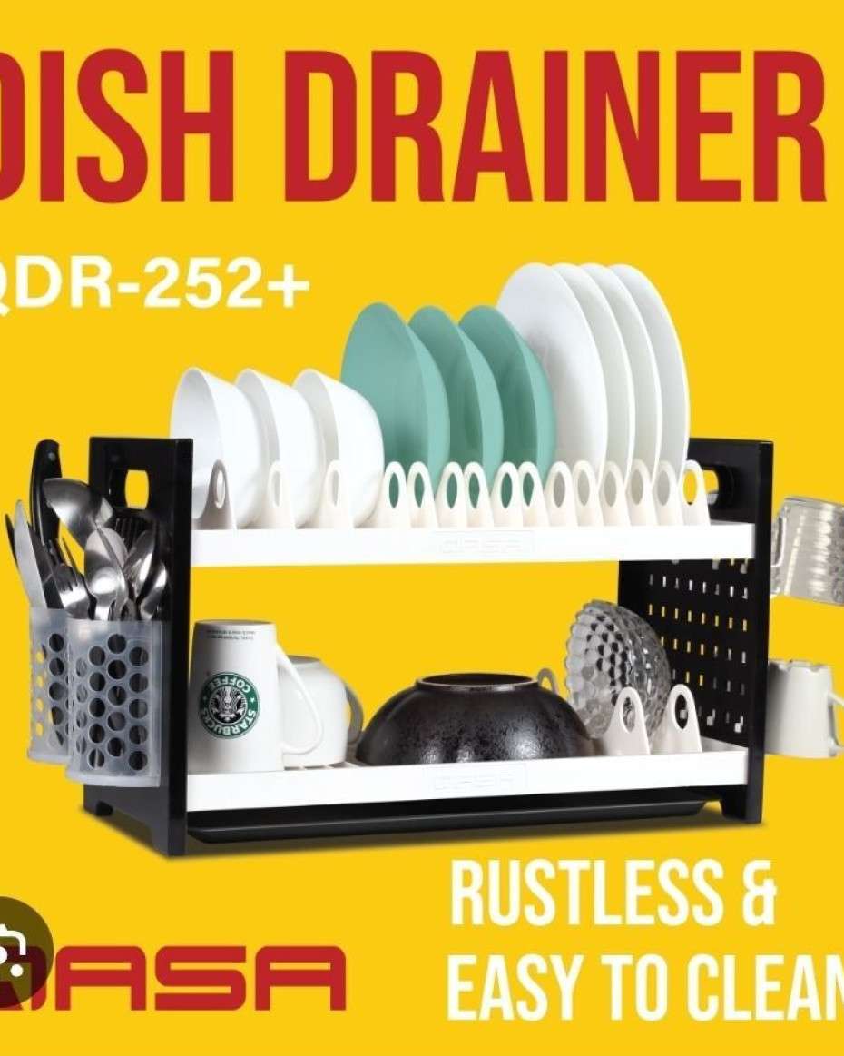 79a891c31aa59d2b58c3d12fef3cb69fbb85674e.jpeg Qasa dish drainer - Image 1