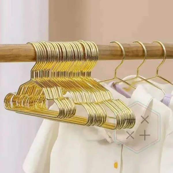 10pcs Aluminium Alloy Gold luxury clothes hangers
