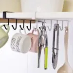 Iron 6 Hooks Kitchen Organizer