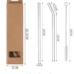 Glass Straw Set