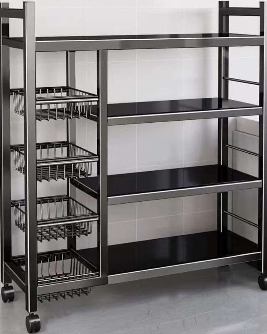 b89057dec98524eaa776361f595444084485b5e9.jpeg 4 Layer Kitchen Rack - Image 1