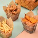 Stainless steel chips basket