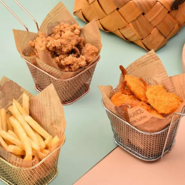 Stainless steel chips basket