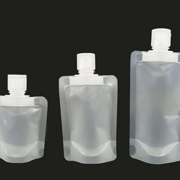 Refill Lotion Pouch Portable Cosmetic Shower Gel Shampoo Mask Pouch Frosted Flap Suction Pouch Travel Dispenser Bag