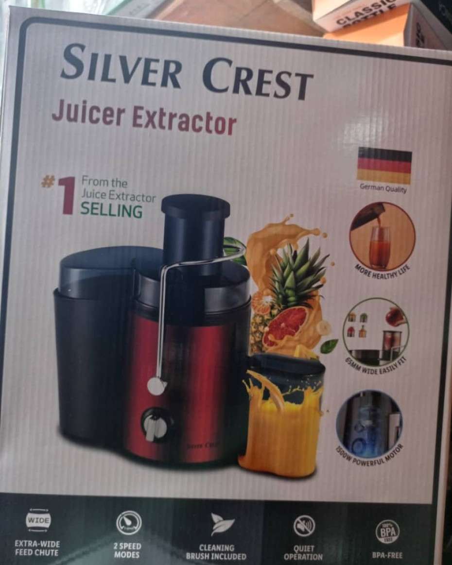 d4463f05a0c0829660ae45e1dde104fdaeaac3fc.jpeg Silver crest juice Extractor - Image 1