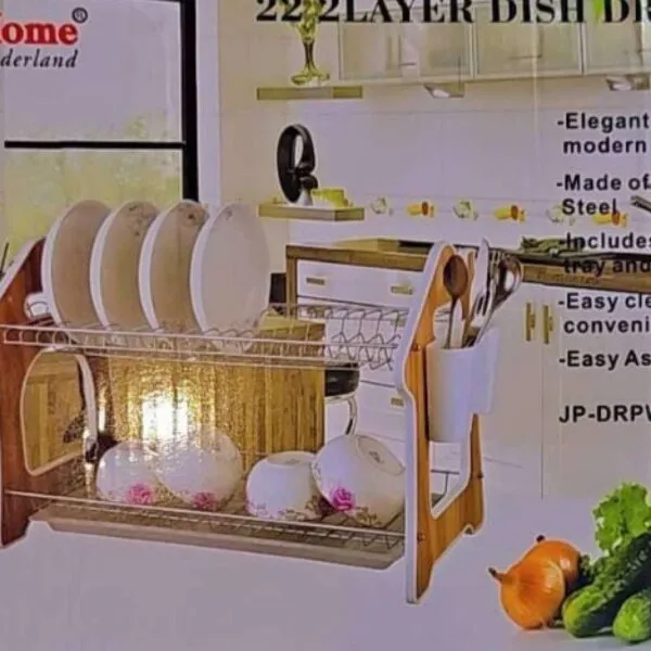 22" 2layer Plate Rack
