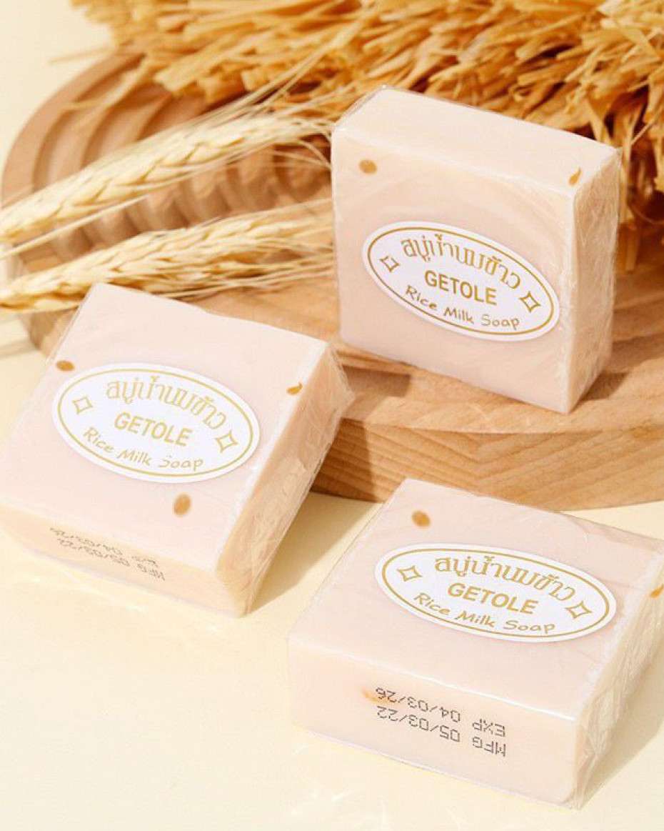 e44b211496561fbbccc4cf4da446be41ba1f222f.jpeg Rice Milk Soap - Image 1