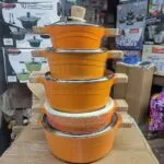 Unique design, wooden handle Pot