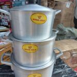 Winda gold Set 3 big pot