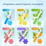 Toilet Flower Fragrance Bathroom Deodorizer, Bowl Cleaner Toilet Wand Refills, Cleaning Supplies, Toilet Cleaning Tools - Image 2