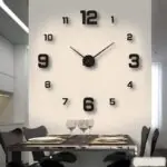 50cm DIY wall clock creative digital click living room bedroom wall stick
