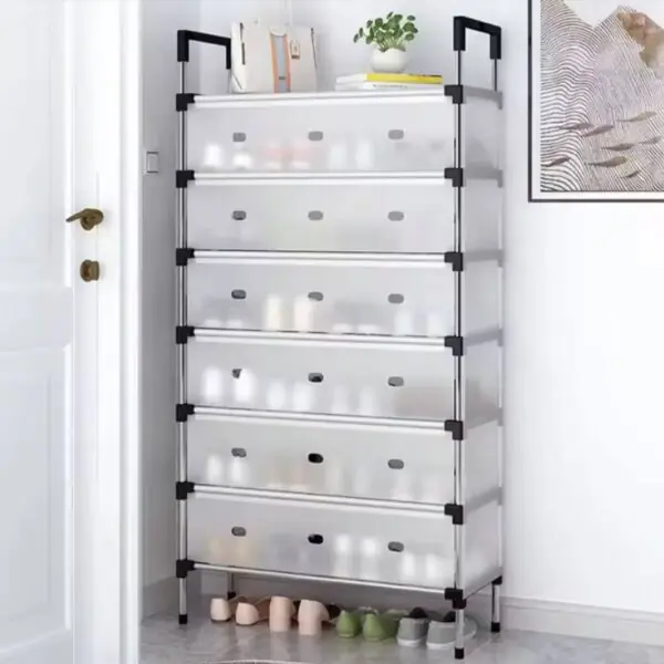 Dustproof 7layer shoe rack